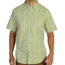 ExOfficio Contour'd Plaid Short Sleeve Shirt - Men's -Pistachio-XX-Large