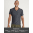 ExOfficio Give-N-Go 2.0 V-Neck - Mens, Dark Steel, Large, 1242-6697-9361-L