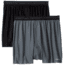 ExOfficio Give-N-Go Boxer 2 Pack - Men's -Black/Charcoal-Small