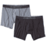 ExOfficio Give-N-Go Sport 2.0 Boxer Brief 6 2Pk - Mens, Black/Steel Onyx, Medium, 1241-3450-9628-M