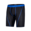 ExOfficio Give-N-Go Sport Mesh 9 Inch Boxer Brief Mens, Black/Royal, L, 12412335-9307-L