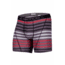 ExOfficio Give-N-Go Sport Mesh Print 6 Inch Boxer Brief Mens, Red Large Stripe, S, 12453043-7328-S