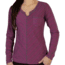 ExOfficio Go-To Stripe Pocket Tee Long Sleeve - Women's -Dazzle/Dark Charcoal-Small