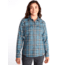 ExOfficio Madison Midweight Flannel Long Sleeve - Women's, Blue Star, Large, 2001-3358-5696-L