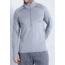 Sol Cool Long Sleeve Half Zip - Mens-Cement-Large