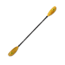 Aquapac Slider Pro 3-Piece Adjustable SUP / Kayak Paddle C0D2500E, 87-94 in, Wood/Yellow, KAYPAD20-WOYL-87-94/IN