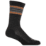 Farm To Feet Ballston Spa Striped Hiker Sock - Men's-Charcoal/Mango-Medium