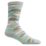Farm To Feet Billings Blanket Stripe Sock - Womens-Silver Heather-Medium