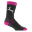 Farm To Feet Englewood Stag Sporting Sock - Womens-Charcoal/Berry-Large