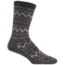 Farm To Feet Valle Crucis Fair Isle Hiker Sock - Womens-Charcoal/Blush-Medium
