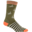 Farm To Feet Wrightsville Sparrow Sporting Sock - Womens-Olive Night/Carrot-Small