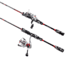 Favorite Fishing Army Spinning Combo, 6ft 6in, Medium, Black/Red, ARM662M10