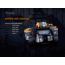 Fenix Lighting HM65R Lithium Ion 1400 Lumens Cree XM-L2 U2 , XP-G2 R5 LED Headlamp, Black, HM65RL2BK