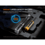 Fenix Lighting TK25R Lithium Ion 3600 Lumens Luminus Cree11 lig XHP50.3-LED Flashlight, Black, TK25RTCBK