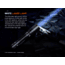 Fenix Lighting TK30R Lithium Ion 500 Lumens Laser Module Flashlight, Black, TK30RLSBK