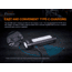 Fenix Lighting WT16R Lithium Ion 300 Lumens CREE XP-E2 LED, COB Flashlight, Black, WT16RXBK