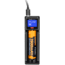 Fenix Micro USB Li-ion/Ni-Cd/Ni-MH Smart Charger, Single Channel, 2000 mA max Charge Current, Black, ARE-D1