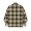 Filson Deer Island Jac-Shirt - Mens, Dark Cream/Green Plaid, Medium, 20105728-DRKCRM1-M