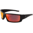 Filthy Anglers Delta Sunglasses - Mens, Matte Black Frame, Polarized w/ Sunburst Red Mirror Lens, DELMBK03P-S