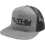 Filthy Anglers Filthy Wording Trucker Hat, Grey, HTF-FILTH-GRY
