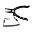 Filthy Anglers Multi-Functional Aluminum Fishing Pliers, Black, PLIERS-BLK