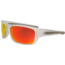 Filthy Anglers Mystic Sunglasses - Mens, Matte Clear Frame, Polarized w/ Sunburst Red Mirror Lens, MYSMCL09P-S