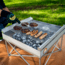 Fireside Outdoor Tri-Fold Grilling Grates For Pop-Up Fire Pit, 16,5 in, CDGG24-TRI