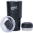 Fireside Outdoor Vibe Tumbler with/ Water-Resistant Bluetooth Speaker, Black, 28oz, VIBE-28-BLK