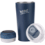 Fireside Outdoor Vibe Tumbler With Water-Resistant Bluetooth Speaker, Navy Blue, VIBE-18-NBLU