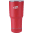 Fireside Outdoor Vibe Tumbler with/ Water-Resistant Bluetooth Speaker, Red, 28oz, VIBE-28-RED