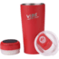 Fireside Outdoor Vibe Tumbler With Water-Resistant Bluetooth Speaker, Red, VIBE-18-RED