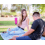 Fireside Outdoor Vibe Tumbler With Water-Resistant Bluetooth Speaker, Rosa, VIBE-18-ROSA