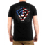 First Tactical Flag Spear Graphic T-Shirt - Mens, Black, Extra Large, 112554-019-XL