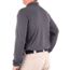 First Tactical Mens Performance Long Sleeve Polo T-Shirt, Asphalt, 2XL, 111503-015-XXL-EMB