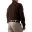 First Tactical Performance Long Sleeve Polo - Mens, Kodiak Brown, Large, 111503-182-L