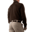 First Tactical Performance Long Sleeve Polo - Mens, Kodiak Brown, Tall, 3X-Large, 111503-182-3XL-T