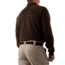 First Tactical Performance Long Sleeve Polo - Mens, Regular, Kodiak Brown, 6XL, 111503-182-6XL-R