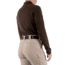 First Tactical Performance Long Sleeve Polo - Womens, Kodiak Brown, 3XL, 121503-182-3XL