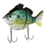 Fish Lab Bio-Gill 3 Piece Hard Swim Bait, Slow Sink Action, VMC Hooks, Black Crappie, 4in, 1oz, BGS-4-BC