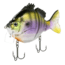 Fish Lab Bio-Gill 3 Piece Hard Wake Bait, Floating Action, VMC Hooks, Dark Bluegill, 5in, 1-5/8oz, BGW-5-DB