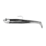 Fish Lab Mad eel heavy side to side rolling action stright rigging 7 1/2in 3 1/2 oz sinking 1 head 2 bodies Black Ice, ME-7.5-BLK