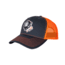Fish Monkey Hunt Poly Press Hat, Char/Orange, One size, HM803-CHOR