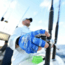 Fish Monkey The Crusher Half Finger Jigging Gloves, Blue Water Camo, M, FM15-BLWTRCAM-M