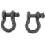 Fishbone Offroad Fishbone 0.75 in Universal D-Ring Shackle Set, Gloss Black, FB21039