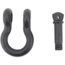 Fishbone Offroad Fishbone 0.75 in Universal D-Ring Shackle Set, Gloss Black, FB21039
