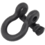 Fishbone Offroad Fishbone 0.75 in Universal D-Ring Shackle Set, Gloss Black, FB21039