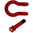 Fishbone Offroad Fishbone 0.75 in Universal D-Ring Shackle Set, Red, FB21038