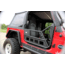 Fishbone Offroad Front Tube Doors, Jeep Wrangler TJ 1997 - 2006, Black Textured, FB24077