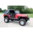 Fishbone Offroad Front Tube Doors, Jeep Wrangler TJ 1997 - 2006, Black Textured, FB24077