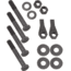 Fishbone Offroad JK Rear D-Ring Frame Mounts for Jeep Wrangler JK 2007 - 2018, Black, FB22136